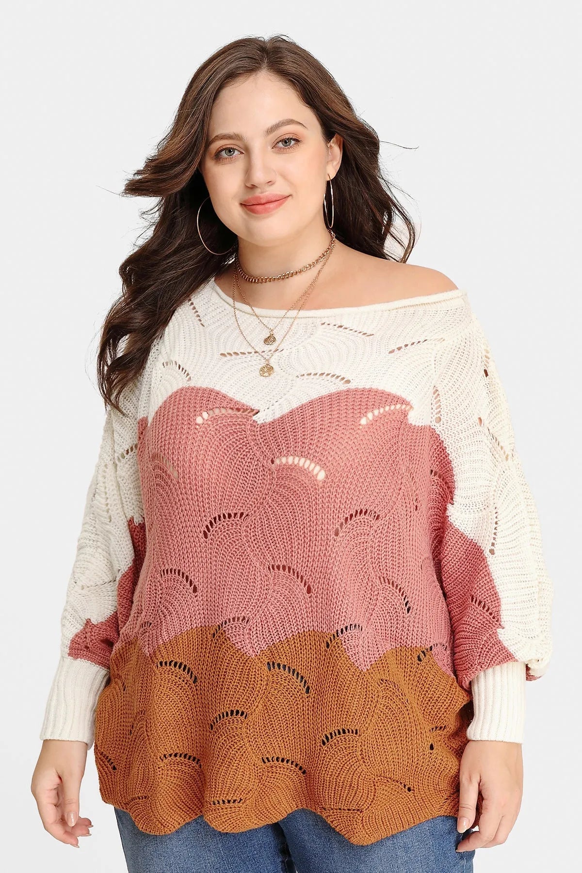 White-Pink-Brown