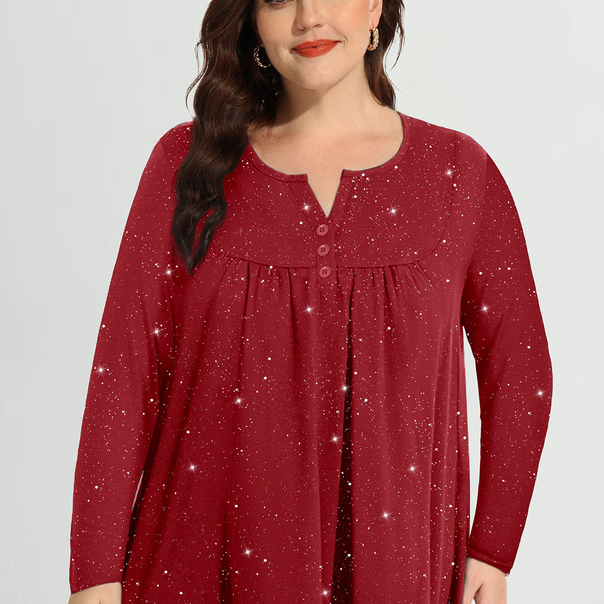 Chemisier boutonné à col cranté et imprimé floral