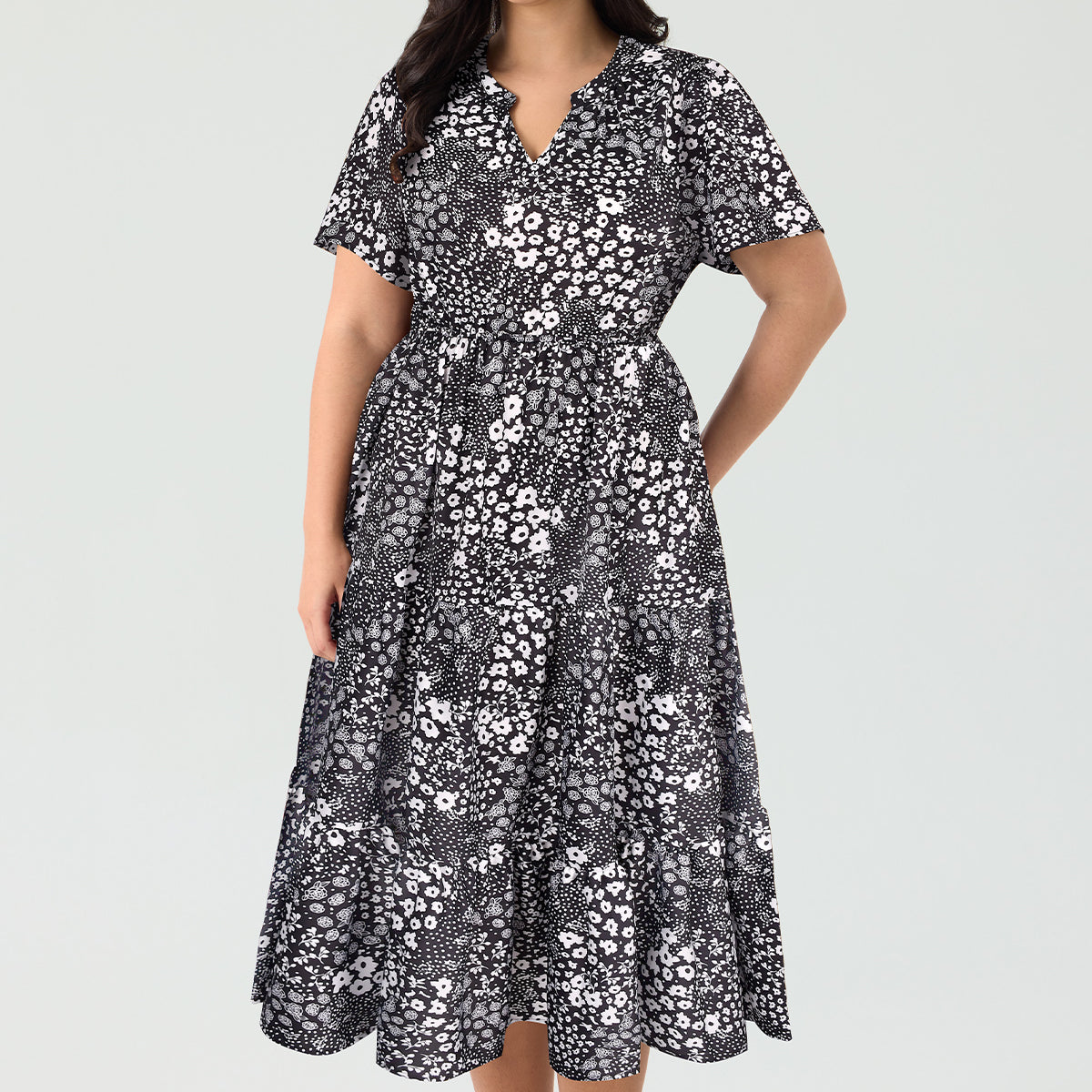 Ritera – Lässiges, schickes Sommerkleid mit Blumenmuster und Taschen