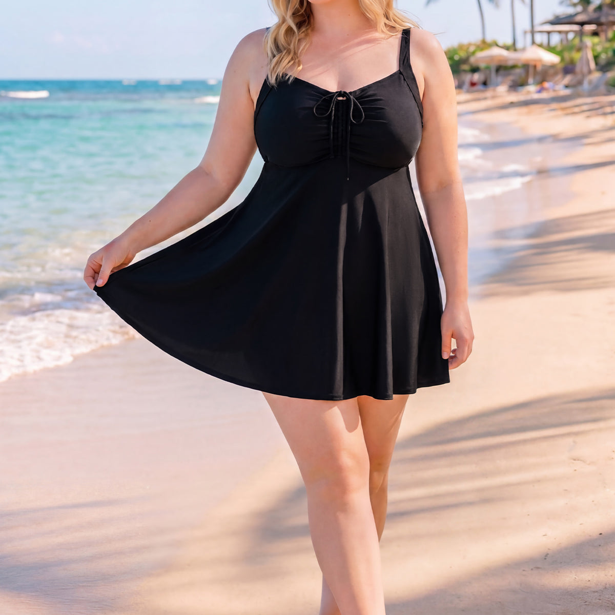 Ritera Two Piece Tankini Swim Dress with Shorts