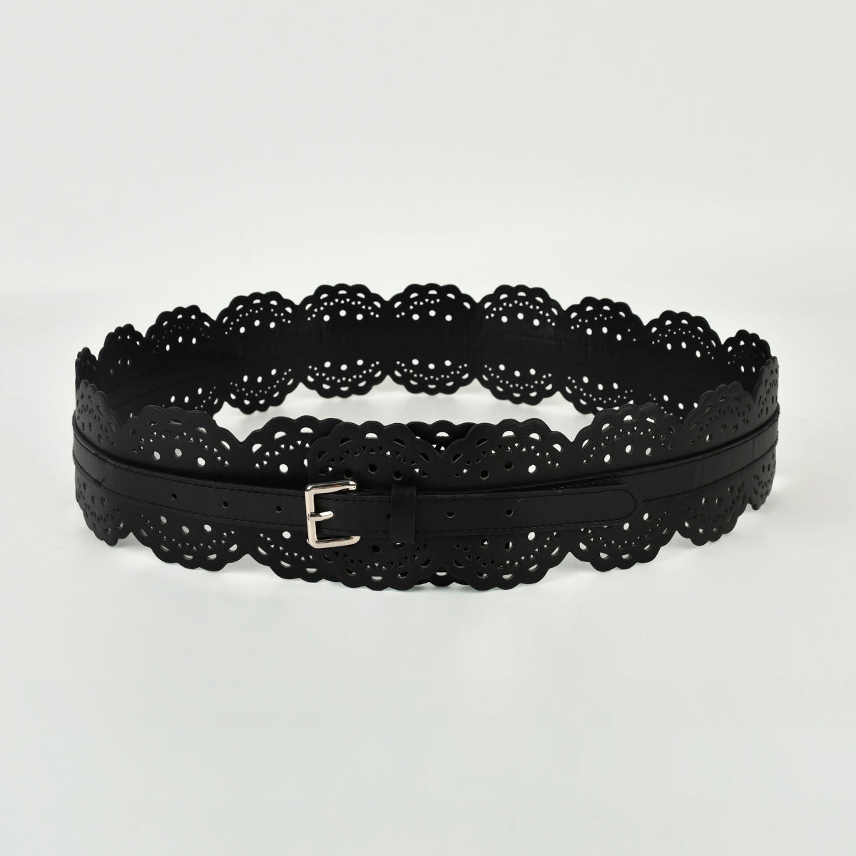 Lace Decorative Waist Leather Belt