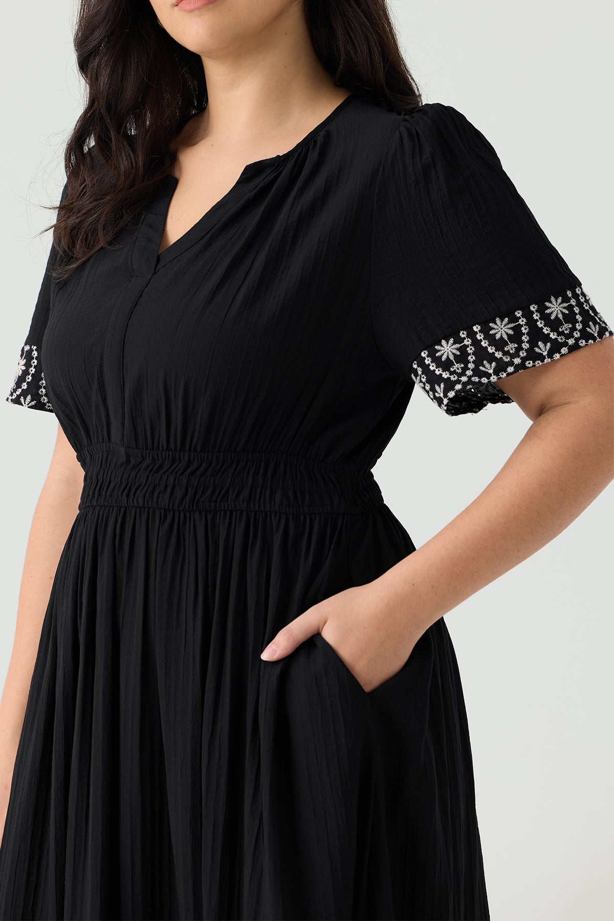 Ritera Pockets Rainbow Striped Drawstring A-line Summer